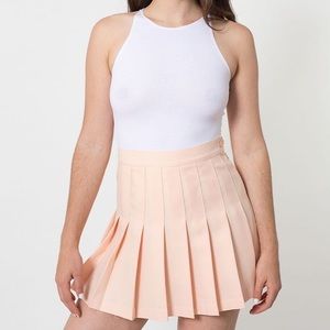 American Apparel Peach Tennis Skirt
